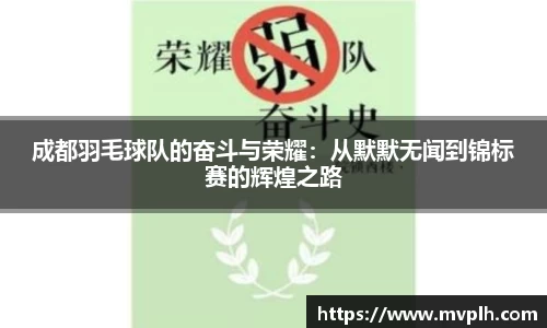 成都羽毛球队的奋斗与荣耀：从默默无闻到锦标赛的辉煌之路